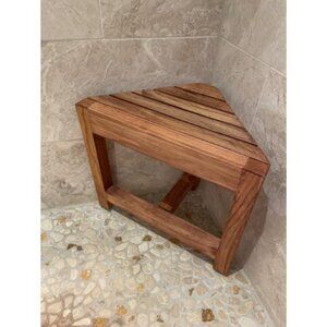 Shower Foot Rest 12 in - Shower Stool for Shaving Legs, Small Corner Bathroom